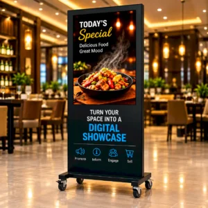 PHILIRAY - Mobile Digital i Type Standee 32"